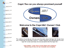 Tablet Screenshot of caprimk1ownersclub.com